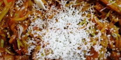 Шаг 9: стейка из говядины с лапшой из кабачка