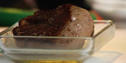 Шаг 2: стейка из говядины с шоколадным соусом и овощами вок