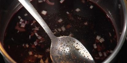 Шаг 6: стейка из говядины с шоколадным соусом и овощами вок