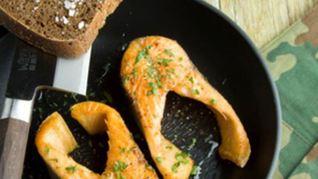 Рецепт Стейка из лосося с пряностями