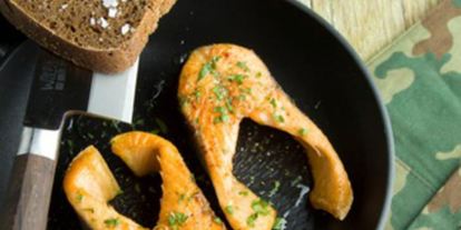 Шаг 3: стейка из лосося с пряностями