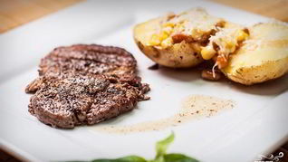 Рецепт Стейка рибай на сковороде