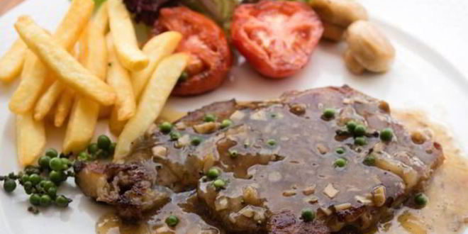 Рецепт стейка с горчичным соусом