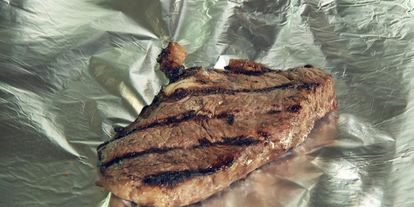 Шаг 3: стейка с сэндвичем из кабачка