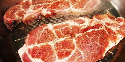 Шаг 2: стейка свиного на косточке