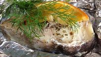 Рецепт Стейка трески в духовке в фольге