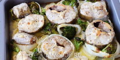 Шаг 10: стейка трески в духовке