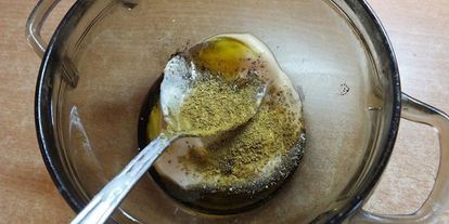 Шаг 1: стейка зубатки в духовке