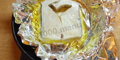 Шаг 6: стейка зубатки в духовке