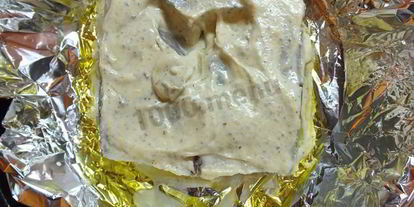 Шаг 7: стейка зубатки в духовке