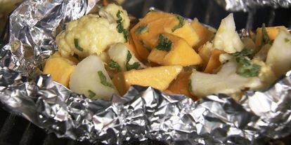 Шаг 2: стейков из щуки с запеченными овощами