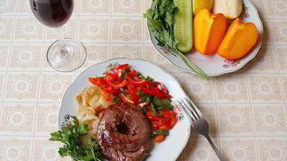 Рецепт Стейков из телячьего сердца