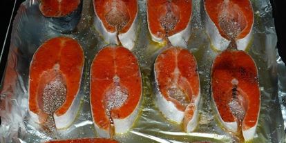 Шаг 1: стейков красной рыбы в духовке