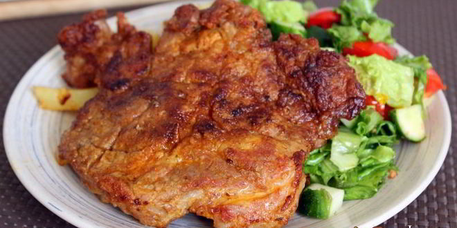 Рецепт свиных стейков в паприке