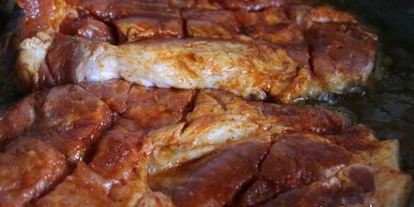 Шаг 3: свиных стейков в паприке