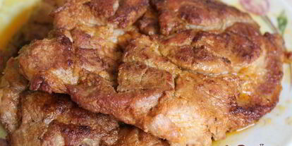 Шаг 5: свиных стейков в паприке