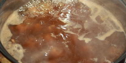 Шаг 4: фунчозы с говяжьими тефтельками и овощами