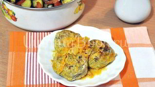 Рецепт Куриных тефтелей с грибами