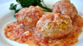 Рецепт Мясных тефтелей с тыквой