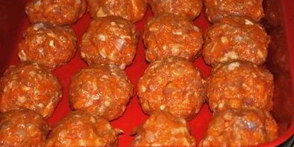 Шаг 1: мясных тефтелей с тыквой