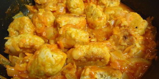 Рецепт рыбных тефтелей в томатнома соусе