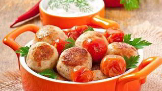 Рецепт Сочных куриных тефтелей