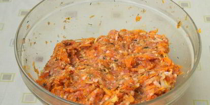 Шаг 3: тефтелей из индюшиного фарша с тыквой