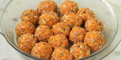 Шаг 4: тефтелей из индюшиного фарша с тыквой