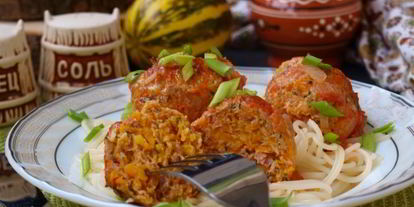 Шаг 6: тефтелей из индюшиного фарша с тыквой