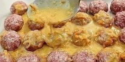 Шаг 3: тефтелей на сливочном соусе