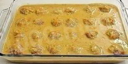 Шаг 4: тефтелей на сливочном соусе