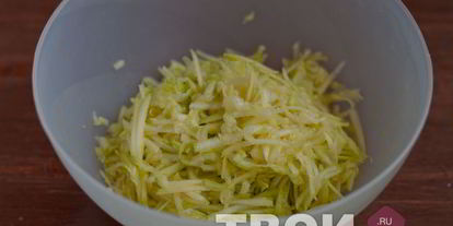 Шаг 1: тефтелей с кабачком и тыквой