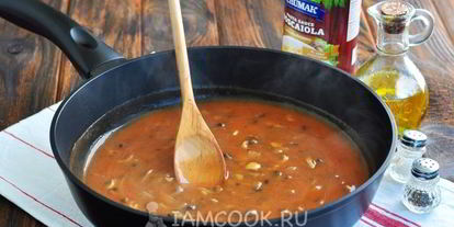 Шаг 5: тефтелей с рисом в духовке с подливкой