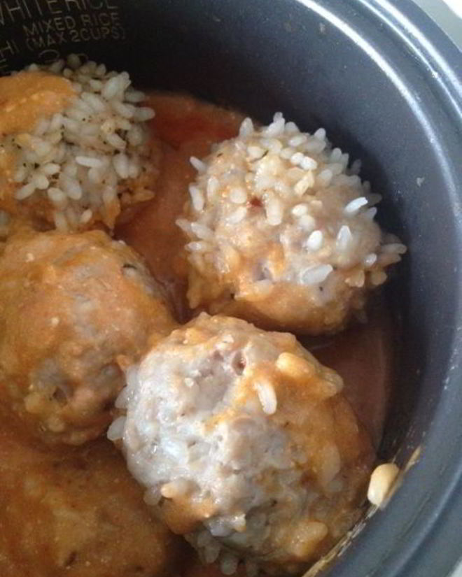 Рецепт тефтелей с рисом в мультиварке