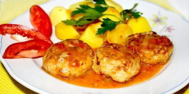 Рецепт тефтелей с рисом жареные