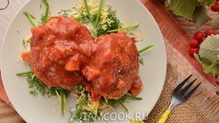 Рецепт Тефтелей с сыром в духовке