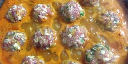 Шаг 6: тефтелей с тыквой в тыквенном соусе