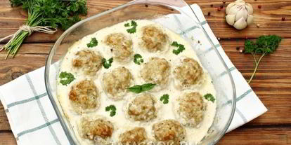 Шаг 10: тефтелей в духовке в сметанном соусе