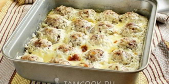 Рецепт тефтелей в сливочном соусе