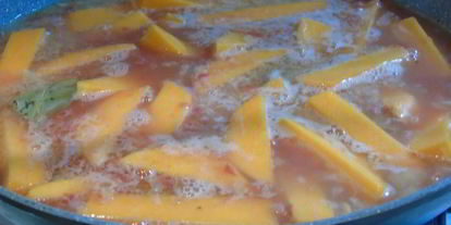 Шаг 5: тефтелей в соусе с тыквой