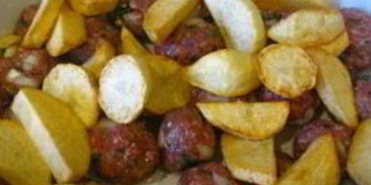 Шаг 1: тушеной картошки с тефтелями