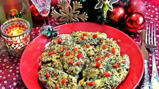 Рецепт Творожных ньокков со шпинатом, запеченные под сыром