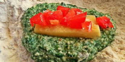 Шаг 10: творожных ньокков со шпинатом, запеченные под сыром