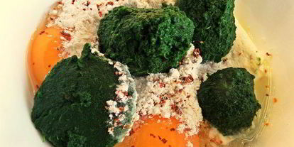 Шаг 4: творожных ньокков со шпинатом, запеченные под сыром