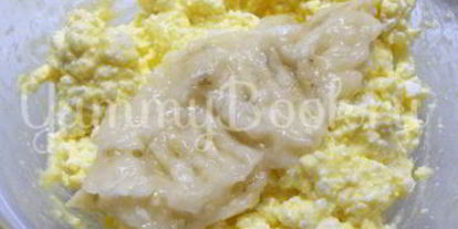 Шаг 2: ленивых вареников с бананома