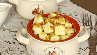 Рецепт Ленивых вареников с картошкой