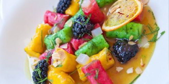 Рецепт Разноцветных ленивых вареников