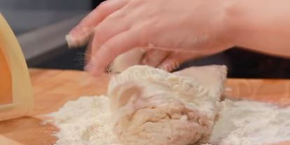 Шаг 5: теста для вареников с вишней заварное