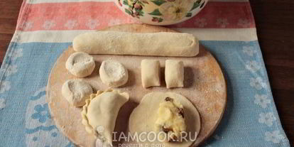 Шаг 11: вареников из заварного теста с картошкой и грибами