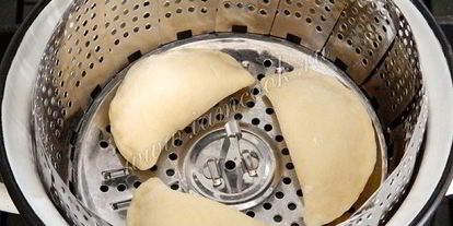 Шаг 12: вареников ны пару с творогома